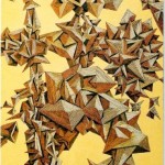 - GUERRIERO - Acryl und Filzstifte auf Leinwand Fotogramm - 50 x 100 cm - 2005l