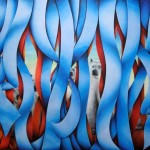– TRASMIGRAZIONE – Pastellkreide auf Leinwand – 180 x 150 cm – 2009